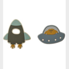 Liewood Bidelegetj - Silikone - 2-pak - Gia - Space Blue Multi