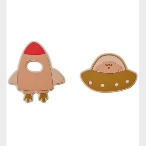 Liewood Bidelegetj - Silikone - 2-pak - Gia - Space Rose Multi