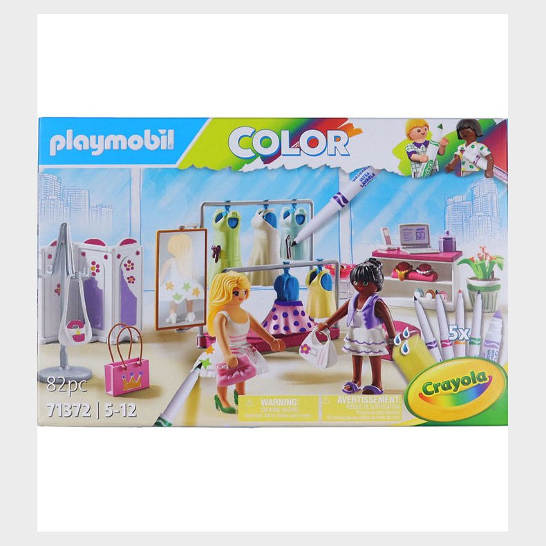 Playmobil Color - Modebutik - 71372 - 82 Dele