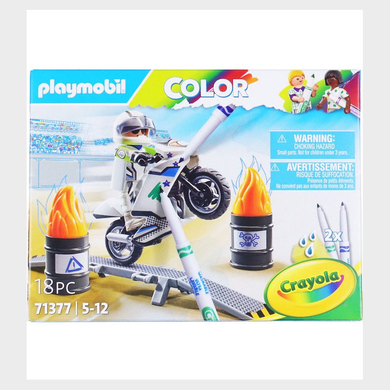 Playmobil Color - Motorcykel - 71377 - 18 Dele