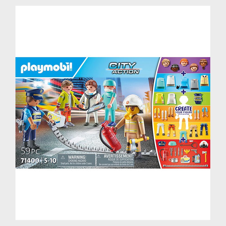 Playmobil City Action - My Figures: Rescue - 71400 - 59 Dele