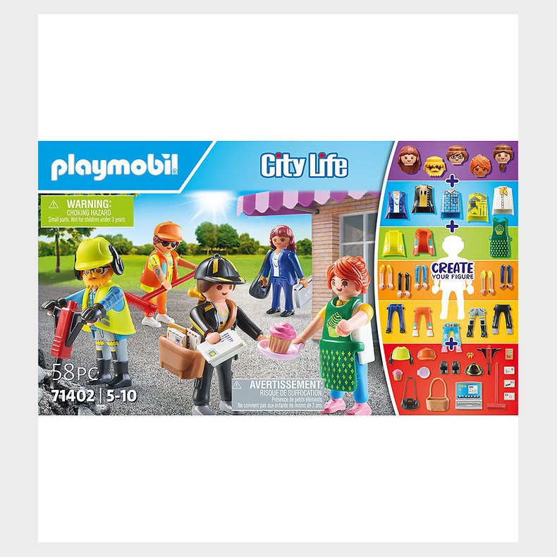 Playmobil City Life - My Figures: City Life - 71402 - 58 Dele