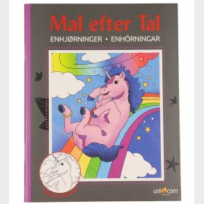 Mandalas Malebog - Mal efter Tal - Enhjrninger