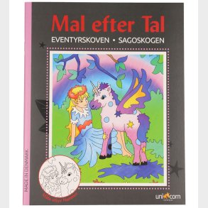 Mandalas Malebog - Mal efter Tal - Eventyrskoven