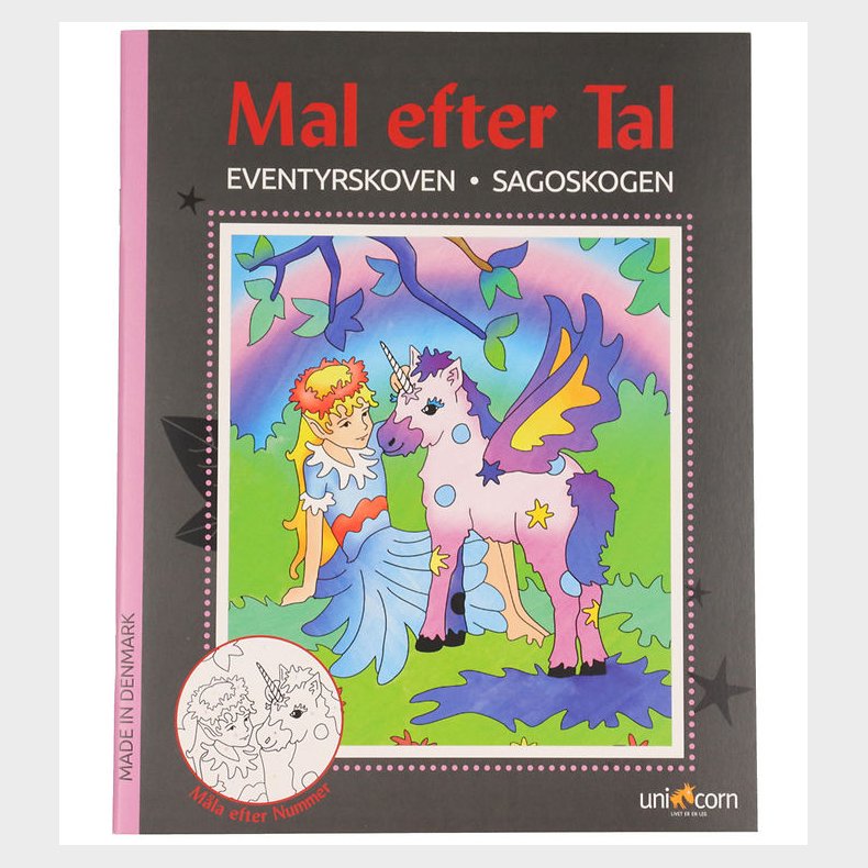 Mandalas Malebog - Mal efter Tal - Eventyrskoven