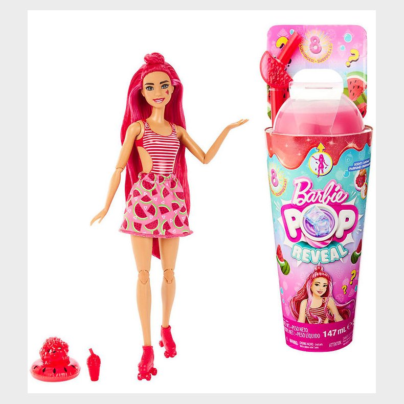 Barbie Dukke - Pop Reveal Juicy Fruits Watermelon Crush - Pink