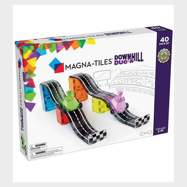 Magna-Tiles Magnetst - Downhill Duo - 40 Dele