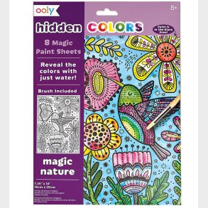 Ooly Magiske Maleark - Hidden Colors - 8 Stk. - Magic Nature