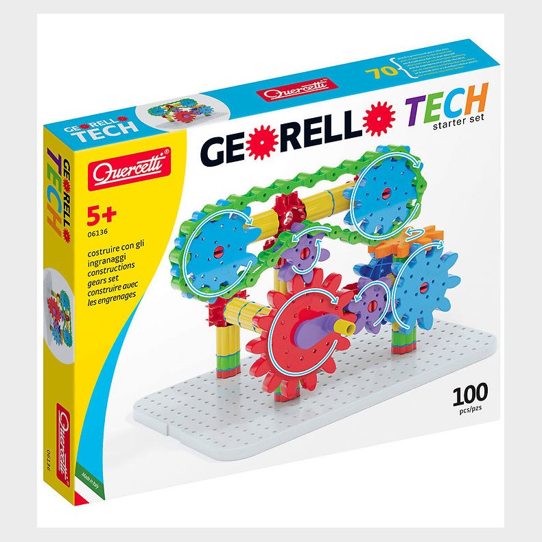 Quercetti Byggest - Georello Tech - 100 Dele - 06136