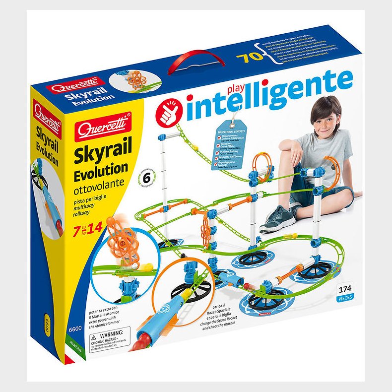 Quercetti Kuglebane - Skyrail Evolution Ottovolante Multiway Rol