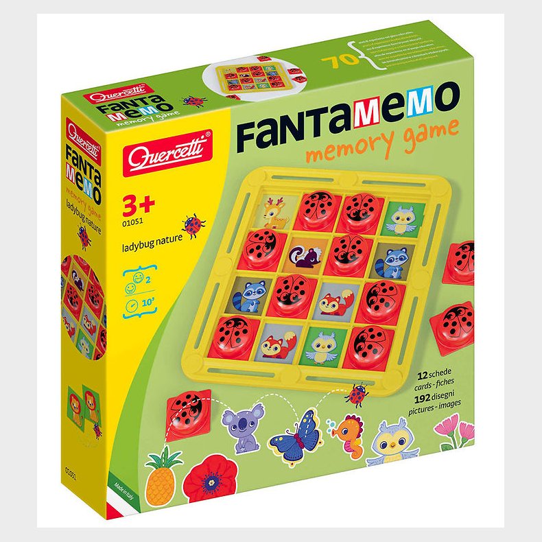 Quercetti Vendespil - Fantamemo - Mariehns - 01051