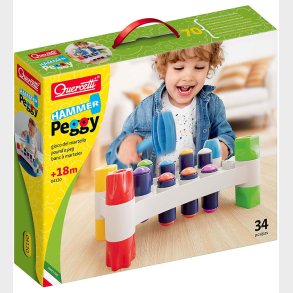 Quercetti Hammerbrt - Hammer Peggy - 34 Dele - 04120