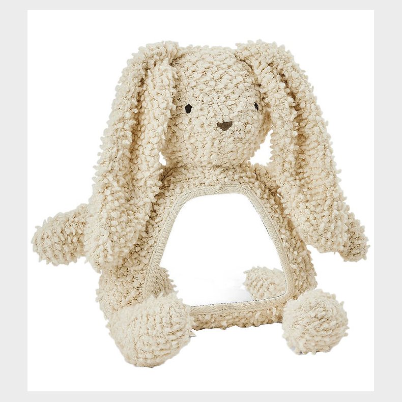 Smallstuff Aktivitetslegetj - Kanin m. Spejl - Off White Brucl&eacute;