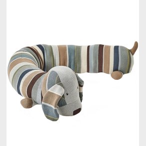 Smallstuff Bamse - 130x10 cm - Sengehund - Bl m. Striber