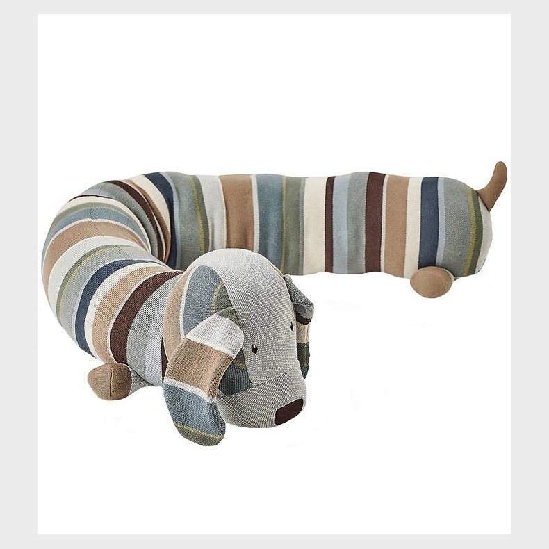 Smallstuff Bamse - 130x10 cm - Sengehund - Bl m. Striber