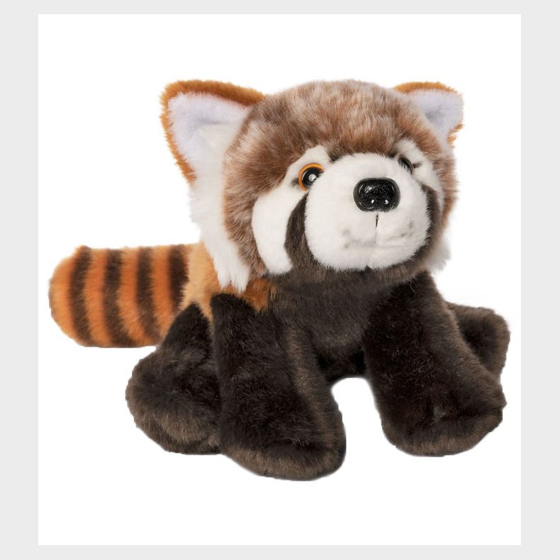 Living Nature Bamse - 18x16 cm - Rd Panda-unge - Orange/Brun