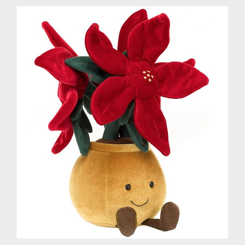 Jellycat Bamse - 24x11 cm - Amuseable Poinsettia