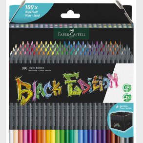 Faber-Castell Farveblyanter - Trekantet - Black Edition - 100 St
