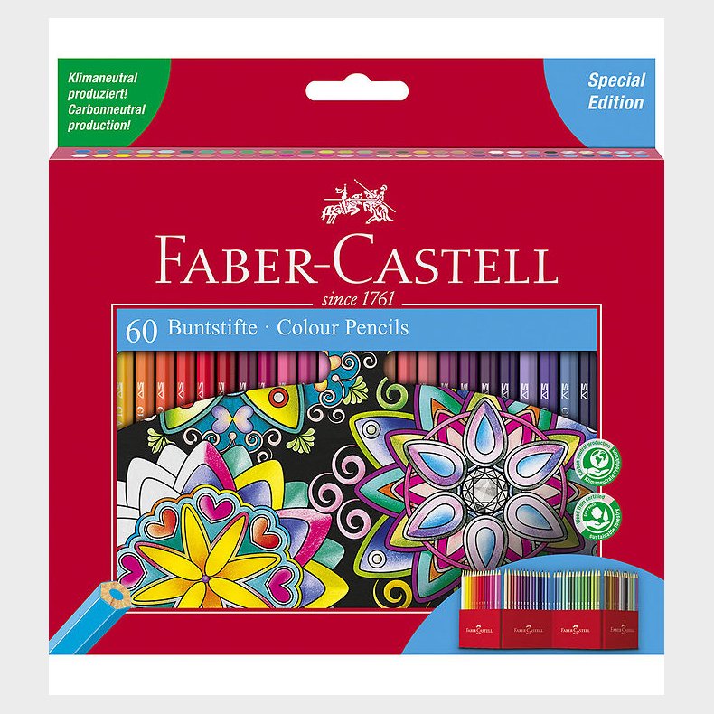 Faber-Castell Farveblyanter - 60 stk - Multi