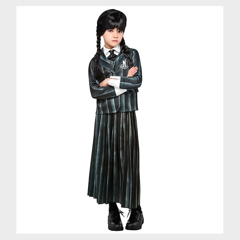 Rubies Udkldning - Wednesday Addams Deluxe School Uniform