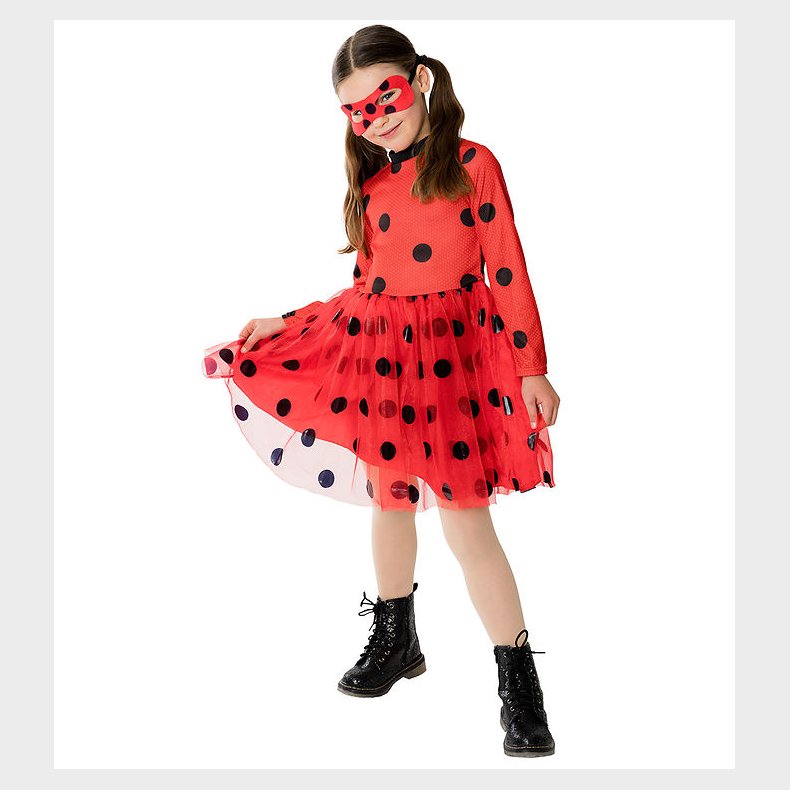 Rubies Udkldning - Miraculous Ladybug Tutu Dress &amp; Mask