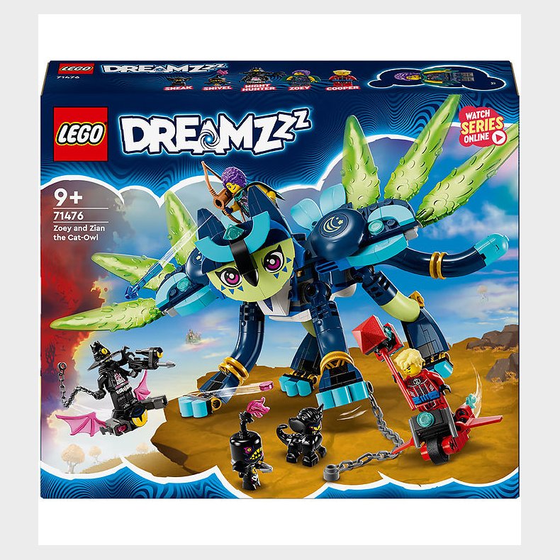 LEGO DREAMZzz - Zoey Og Katteuglen Zian 71476 - 437 Dele