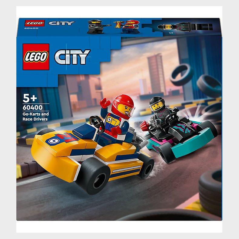 LEGO City - Gokarts Og Racerkrere 60400 - 99 Dele