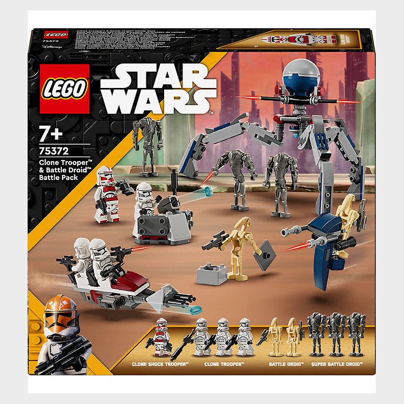 LEGO Star Wars - Battle Pack Med Klonsoldater og Kam... 75372