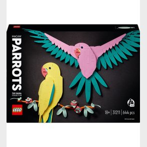 LEGO Art - Faunasamlingen - Arapapegjer - 31211 - 644 Dele