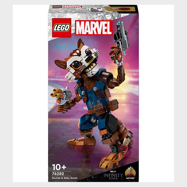 LEGO Marvel The Infinity Saga - Rocket Og Baby Groot 76282 - 56