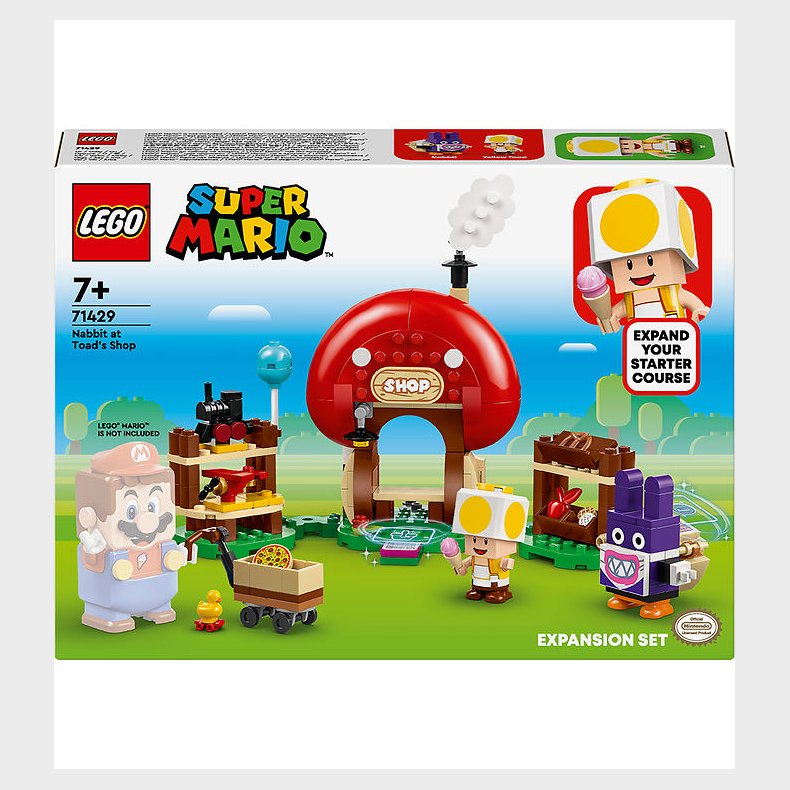 LEGO Super Mario - Nabbit I Toads Butik - Udvidelsesst 71429 -