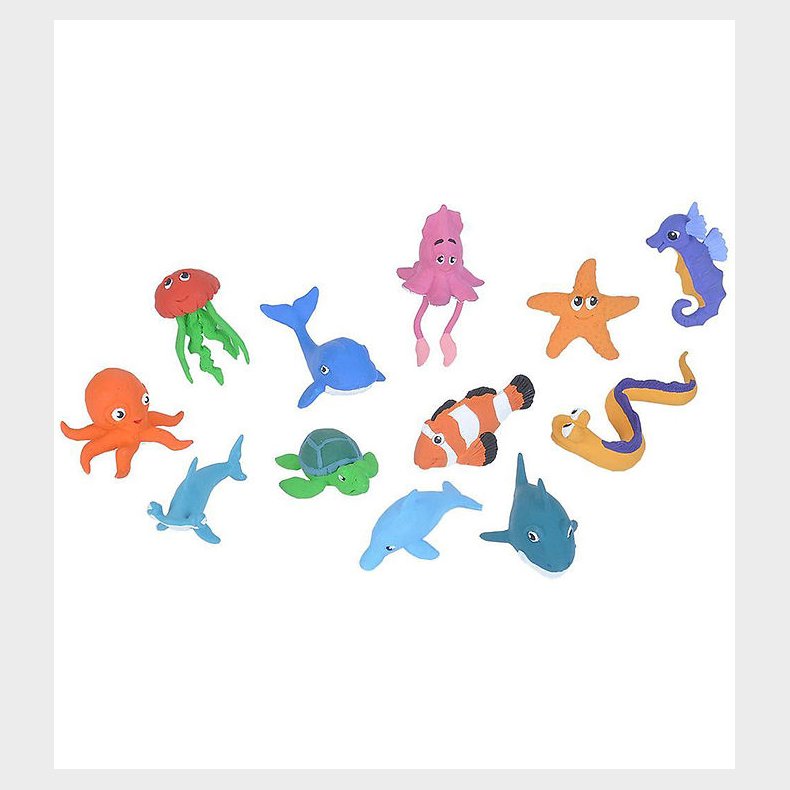 Wild Republic Figurer - Nature Tube - 12 stk. - Ocean Babies