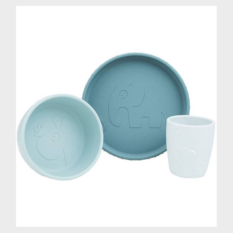 Done by Deer Spises�t - Silikone - 3 dele - Stick & Stay - Deer