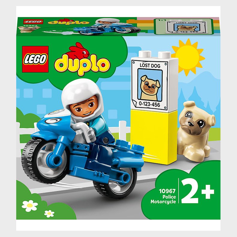 LEGO DUPLO - Politimotorcykel 10967 - 5 Dele