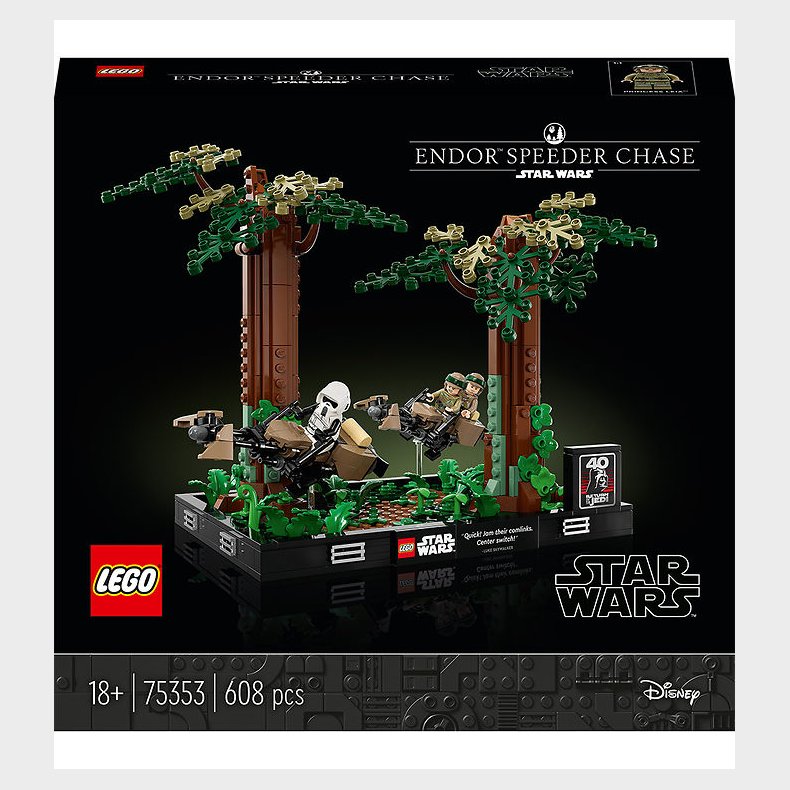 LEGO Star Wars - Diorama Med Speederjagt P Endor 75353 - 608 D