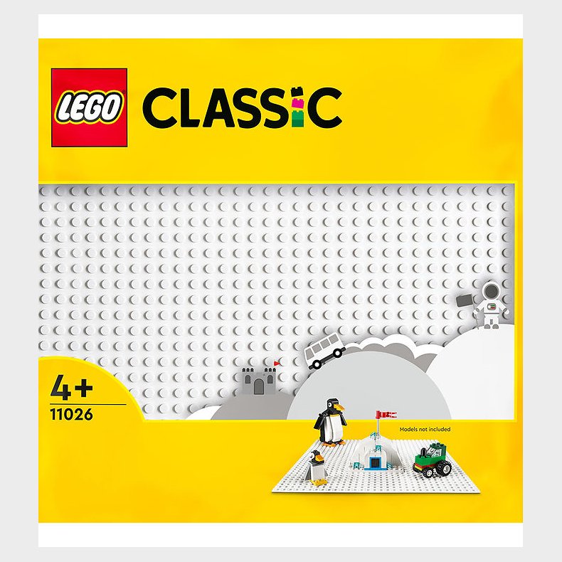 LEGO Classic - Hvid Byggeplade - 11026