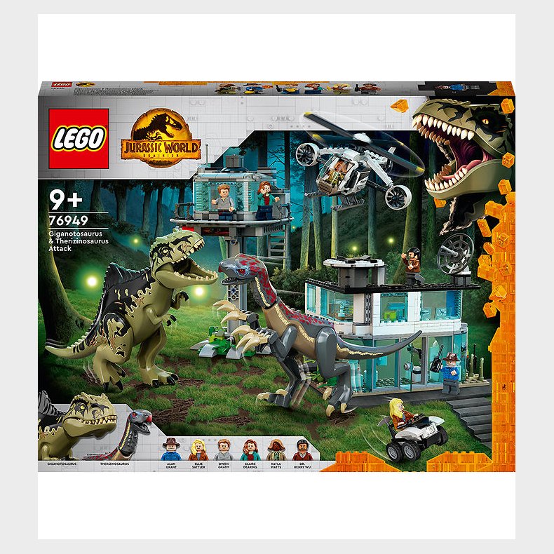 LEGO Jurassic World - Giganotosaurus og Therizinosaurus angripe