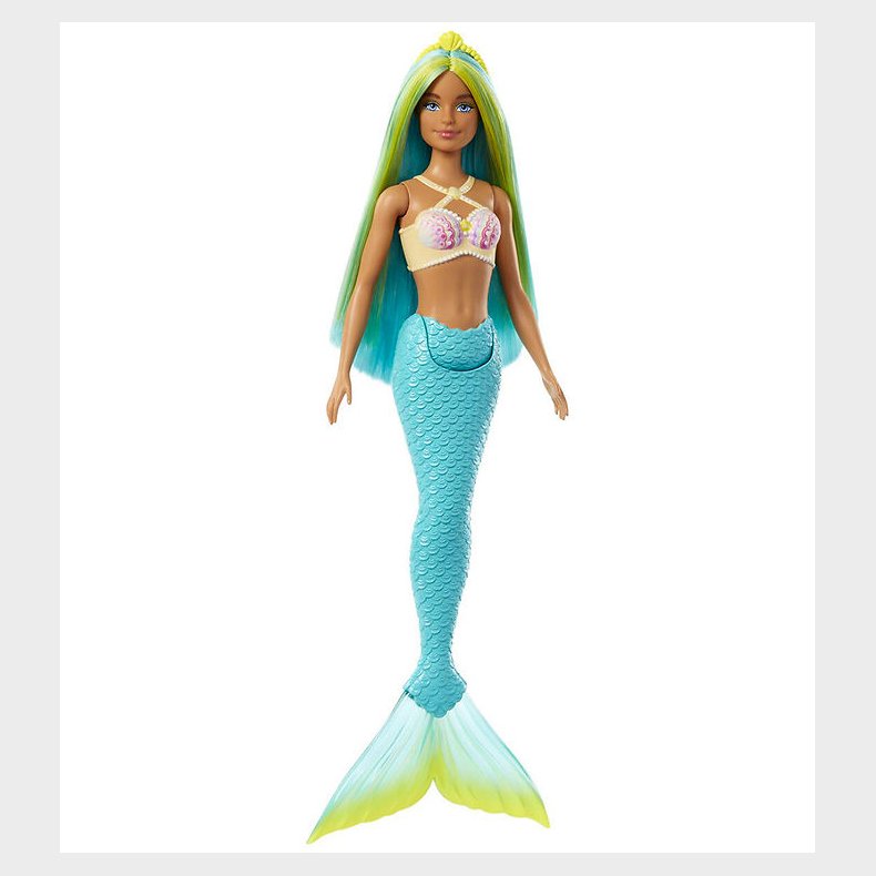 Barbie Dukke - 30 cm - Core - Havfrue - Bl/Grn