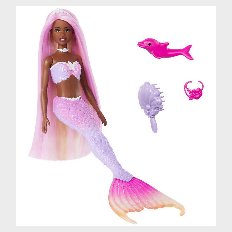 Barbie Dukke - 30 cm - Touch of Magic - Brooklyn Havfrue