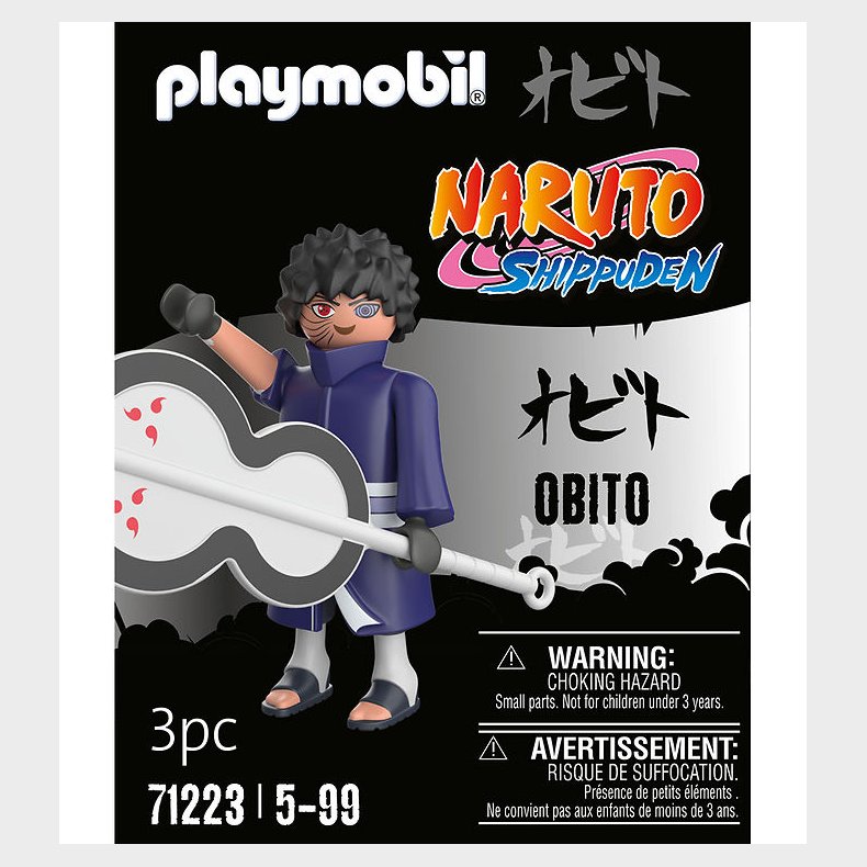 Playmobil Naruto - Obito - 71223 - 3 Dele