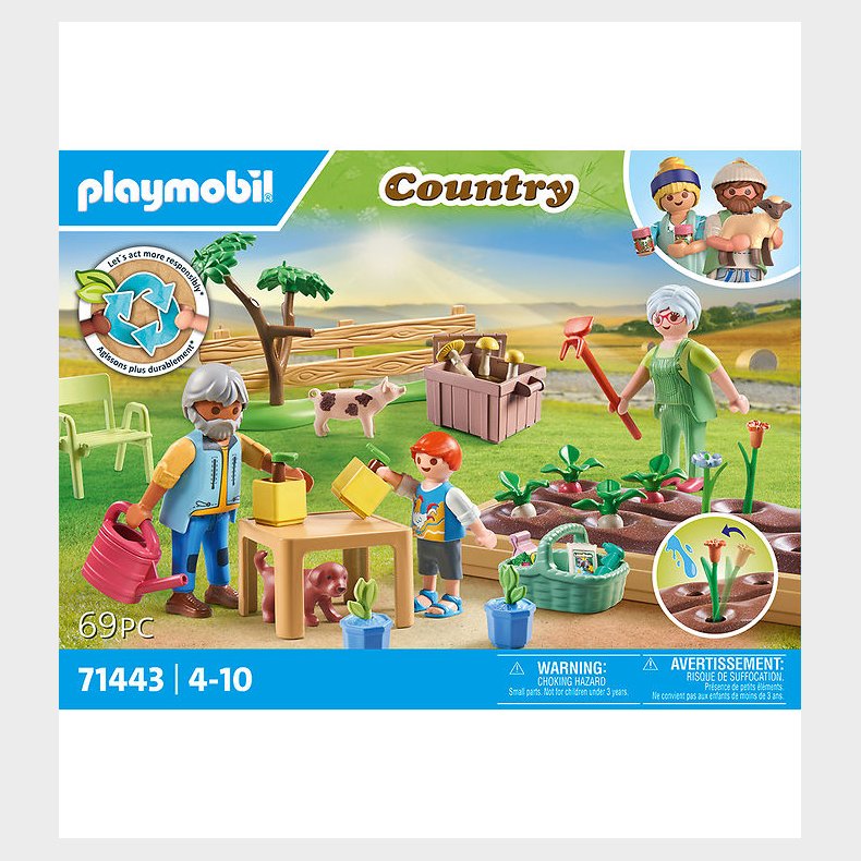 Playmobil Country - Idyllisk Kkkenhave med Bedsteforldre - 714