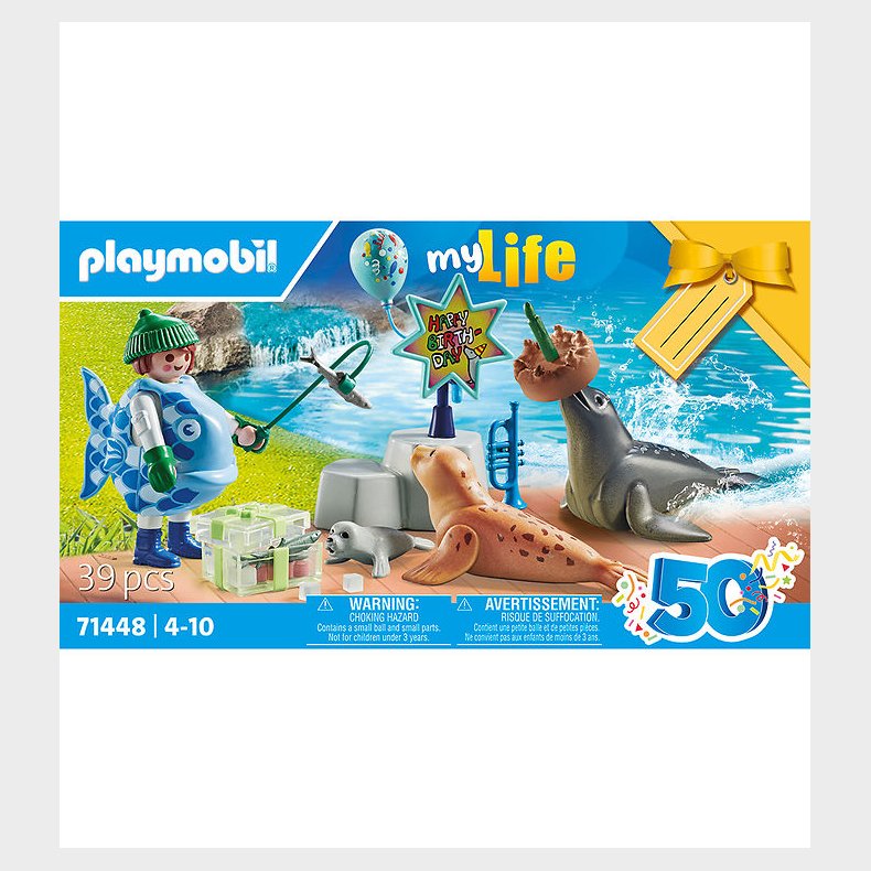 Playmobil My Life - Fodring Af Dyr - 71448 - 39 Dele