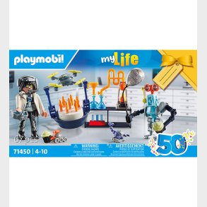 Playmobil My Life - Forskere med Robotter - 71450 - 67 Dele