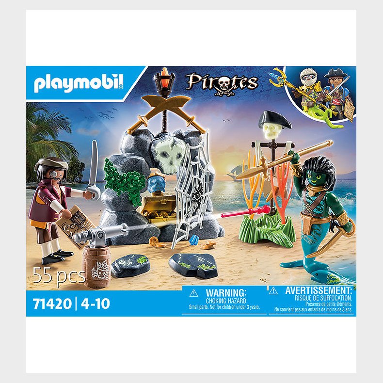 Playmobil Pirates - Skattejagt - 71420 - 55 Dele