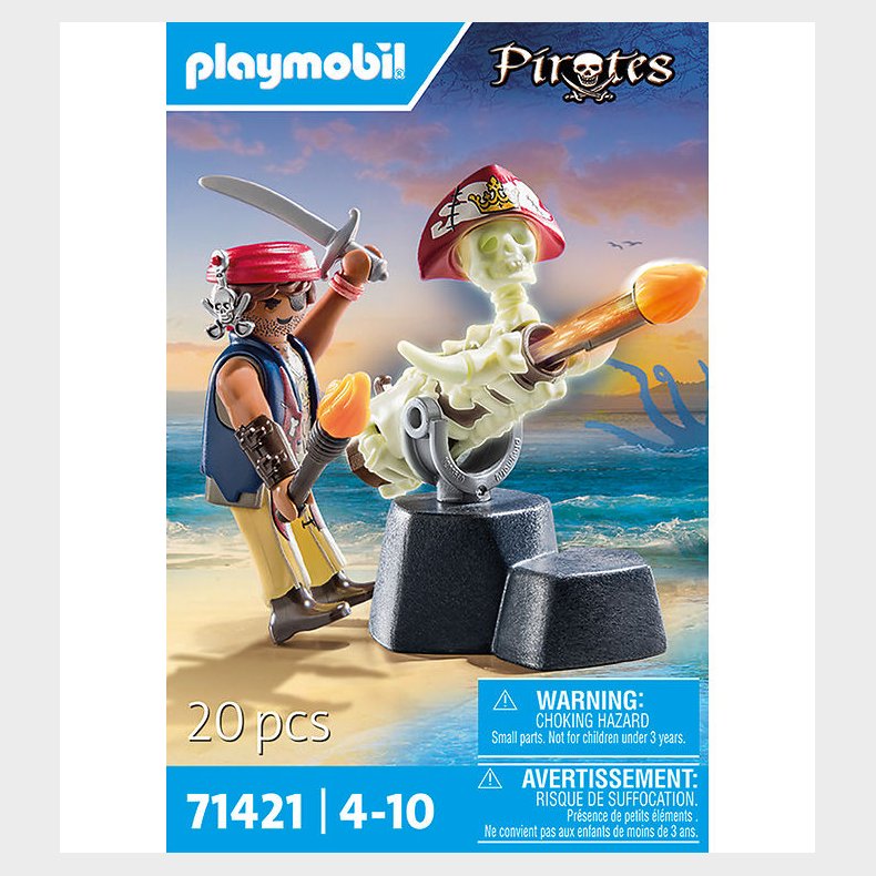 Playmobil Pirates - Kanon&eacute;r - 71421 - 20 Dele