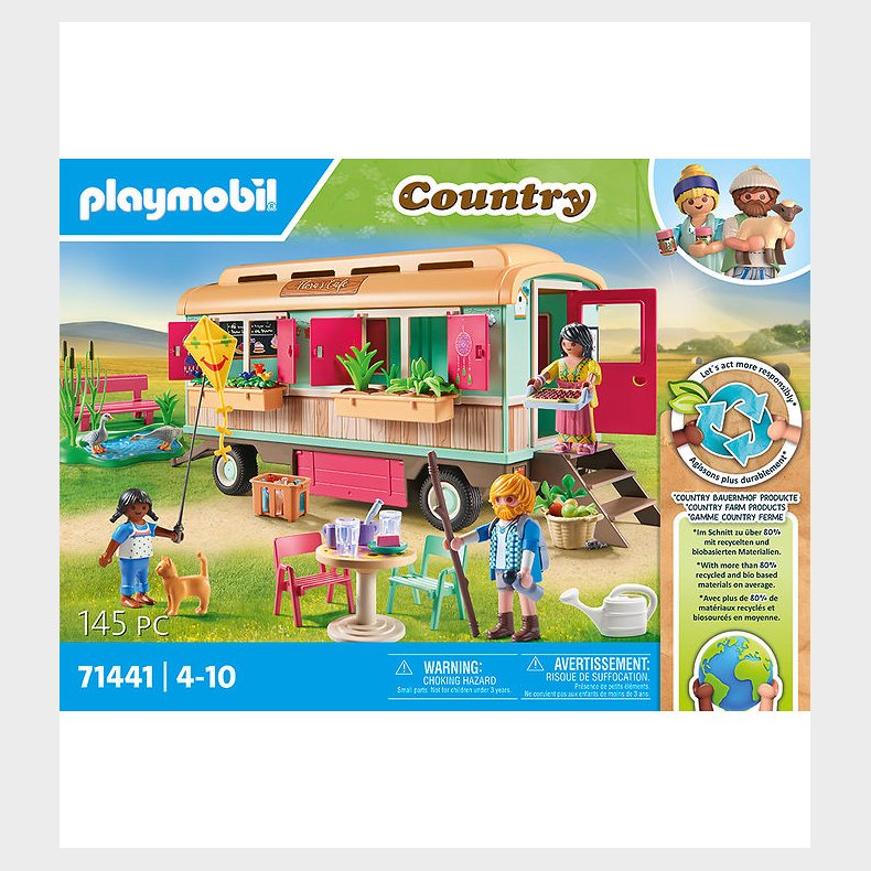 Playmobil Country - Hyggelig Campingvogn-caf&eacute; - 71441 - 145 Dele