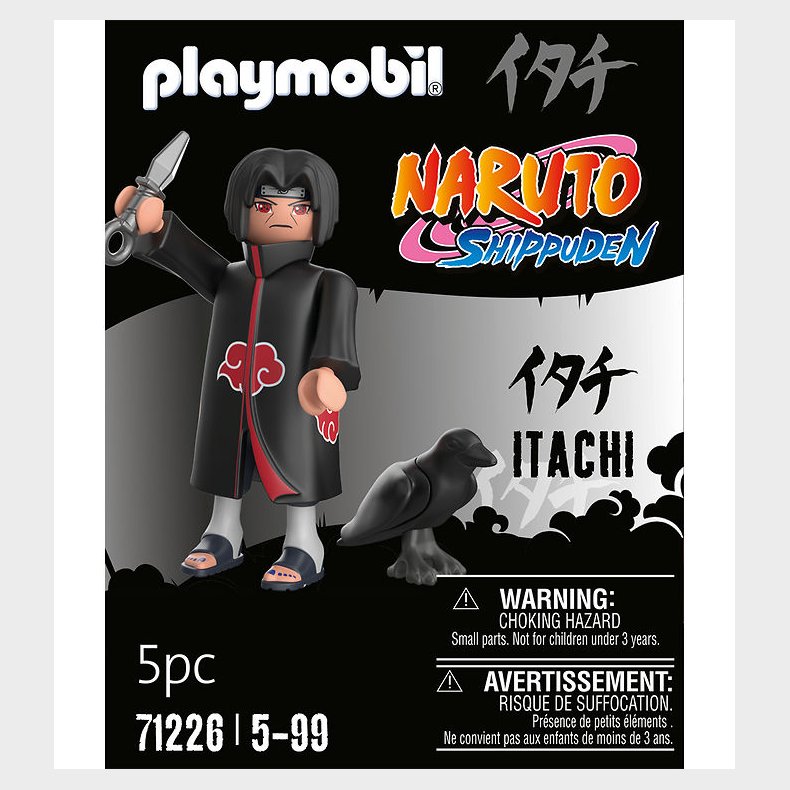 Playmobil Naruto - Itachi Akatsuki - 71226 - 5 Dele