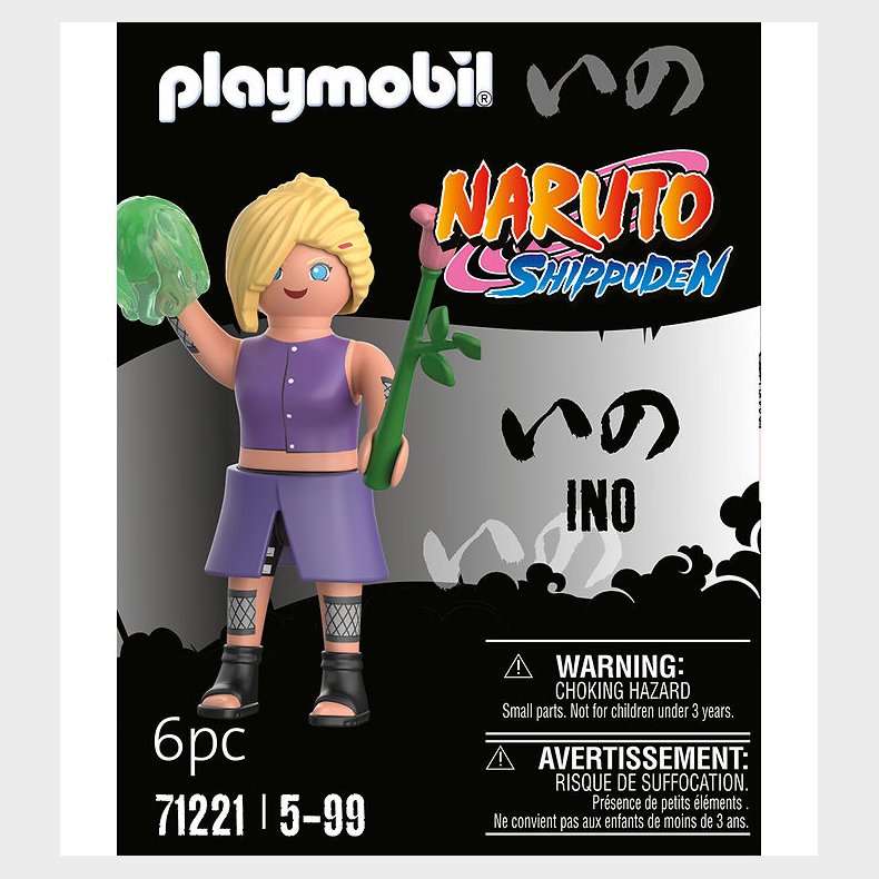 Playmobil Naruto - Ino - 71221 - 6 Dele