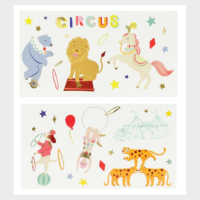 Meri Meri Tatoveringer - Circus