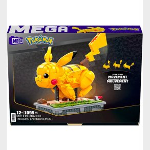 MEGA Pokémonfigur - Motion Pikachu - 1095 Dele